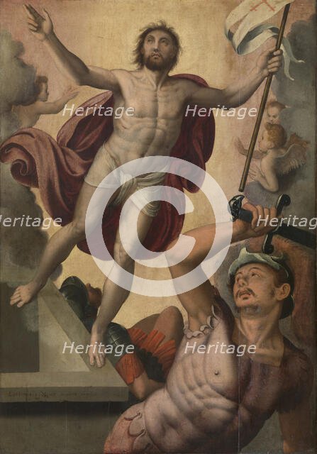 Resurrection of Christ, 1565. Creator: Lambert van Noort.