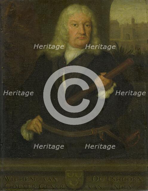 Portrait of Willem van Outhoorn, Governor General of the Dutch East Indies, 1691-1704. Creator: David van der Plas.