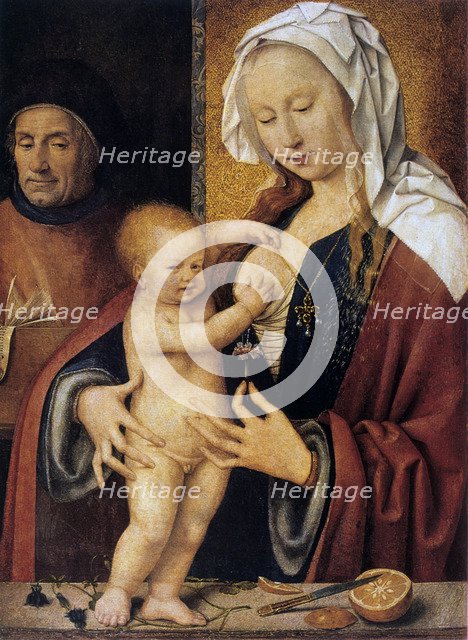 'The Holy Family,' 16th century.  Artist: Joos van Cleve