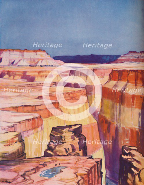 'The Rich Colour of the Colorado Canyon', 1935 . Artist: Unknown.