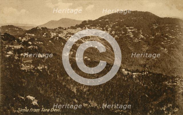 'Simla from Tara Devi', c1918-c1939. Creator: Unknown.