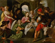 Adoration of the Shepherds, 1st half 17th century. Creator: Johannes Rottenhammer the elder.