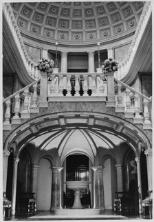 Staircase hall, British Embassy, 70 Wilhelmstrasse, Berlin, Germany, 1939. Artist: Unknown.