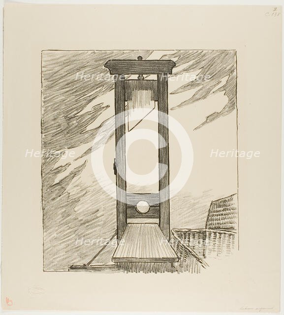 Last argument, February 1891. Creator: Theophile Alexandre Steinlen.