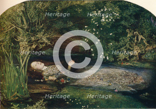 Ophelia, 1851-2, (1911). Artist: John Everett Millais