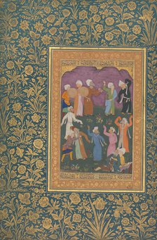 Dancing Dervishes, Folio from the Shah Jahan Album, recto: ca. 1610; verso: ca. 1530-50. Creator: Mir 'Ali Haravi.