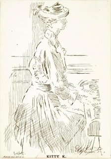 Kitty K, c1923. Creator: Walter Richard Sickert.