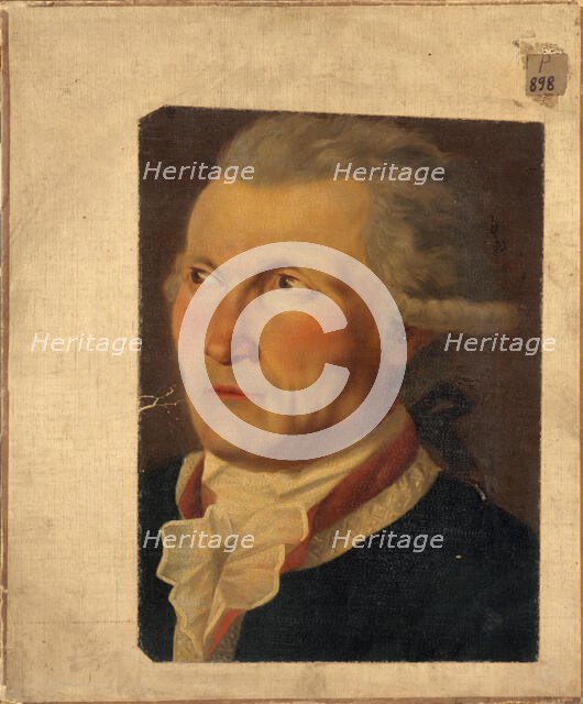 Portrait of an unknown person (Denis Le Roy?), c1780. Creator: Denis-Sebastien Leroy.