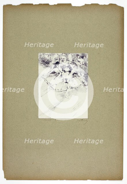 Ballet Practice, 1889–90. Creator: Georges William Thornley.