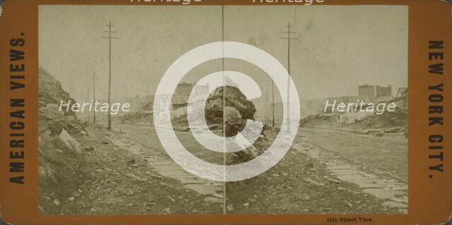 58th Street view, c1850-1930. Creator: Unknown.