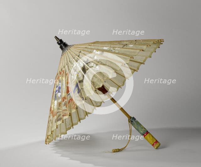 Japanese bamboo parasol, c.1920-c.1930.  Creator: Anon.