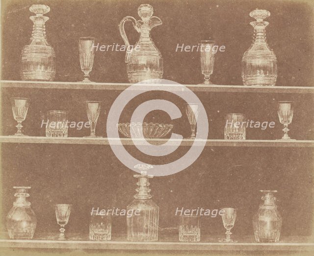 Articles of Glass, before June 1844. Creator: William Henry Fox Talbot.