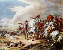 Battle of Naseby, 14 June 1645. Artist: Unknown
