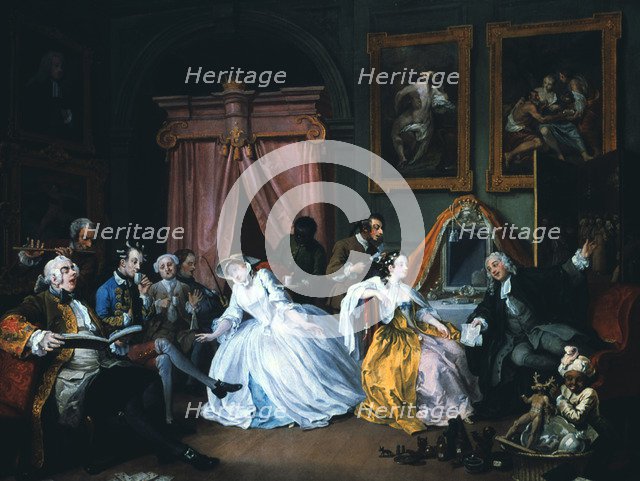 'Marriage A-la-Mode: 4. The Toilette', 1743. Artist: William Hogarth
