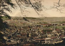 Bath from Beechen Cliff, c1925. Artist: Unknown