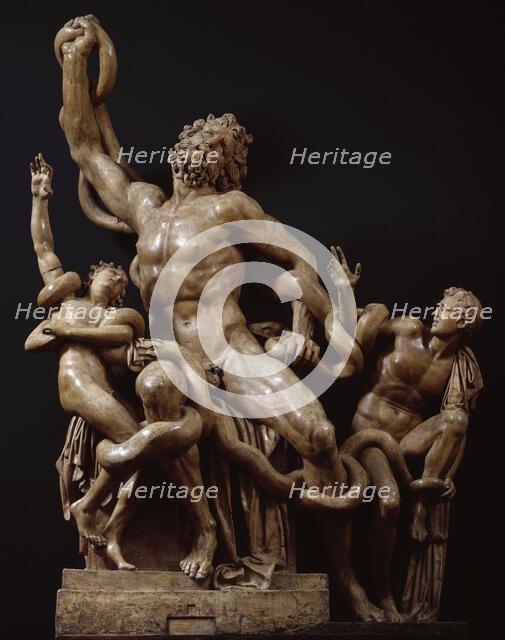 Cast of Laocoön and his Sons (Roman version of a lost Greek original), c1816, original c100BC-50AD. Creator: Unknown.