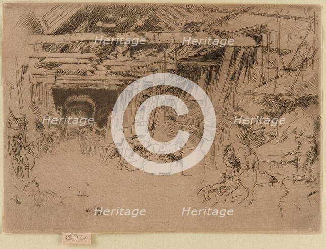 Wheelwright, 1879-1880. Creator: James Abbott McNeill Whistler.