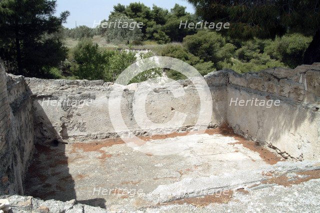 The baths at Isthmia, Greece. Artist: Samuel Magal
