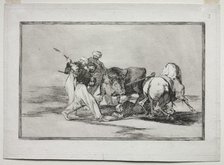 The Moors Settled in Spain, Giving Up the Superstitions of the Koran, Adopted this Art..., 1815-1816 Creator: Francisco de Goya (Spanish, 1746-1828).
