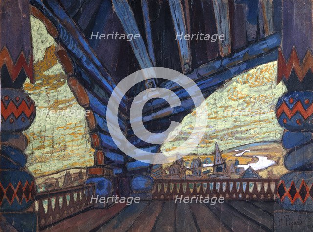 Gulbishche, 1900s. Artist: Roerich, Nicholas (1874-1947)