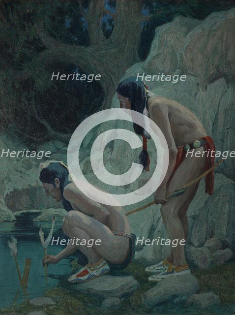 Sacred Waters, after 1902. Creator: Eanger Irving Couse.