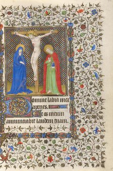 The Crucifixion; Book of Hours, about 1415-1420. Creators: Boucicaut Master, Workshop of the Boucicaut Master.