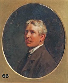 Cecil van Haanen, Self Portrait, 1885. Creator: Cecil van Haanen.