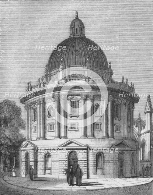 'Radcliffe's Library', 1845. Artist: Unknown.