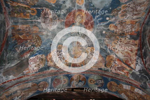 First Council of Nicaea, 14th century. Artist: Anonymous  