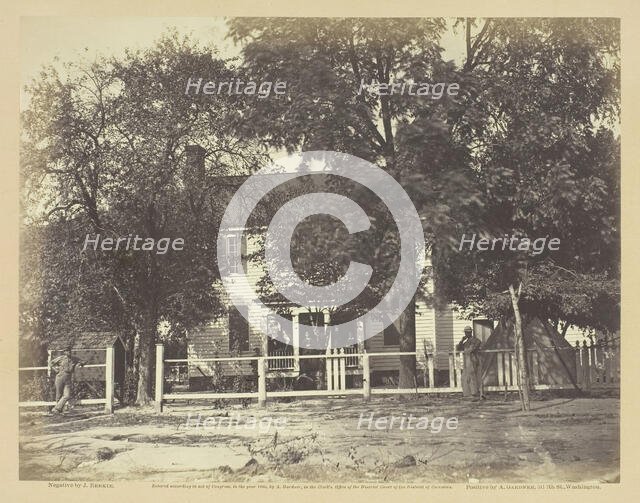 Aiken House, on Weldon Railroad, Virginia, February 1865. Creator: John Reekie.