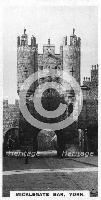 Micklegate Bar, York, c1920s. Artist: Unknown