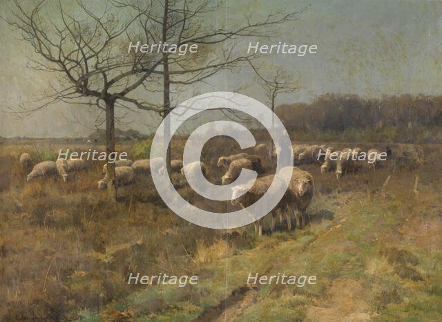 A Sunny Day in March, late 19th-early 20th century. Creator: Cornelis Van Leemputten.