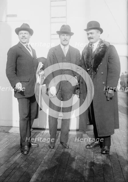 E. Cowdin, N. Prince, Wm. Thaw, between c1910 and c1915. Creator: Bain News Service.