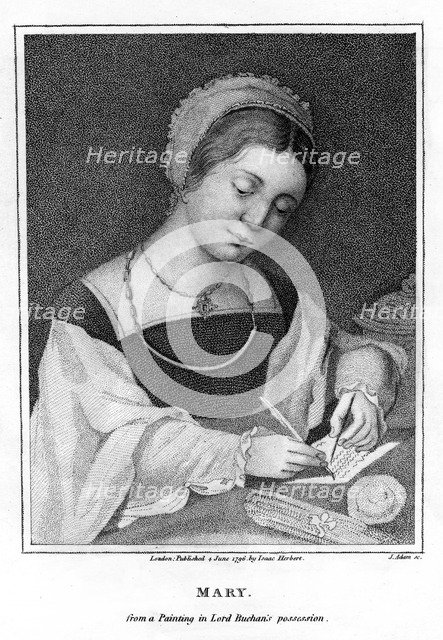 Queen Mary I of England, (1796).Artist: J Adam