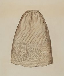 Skirt, c. 1937. Creator: Lillian Causey.