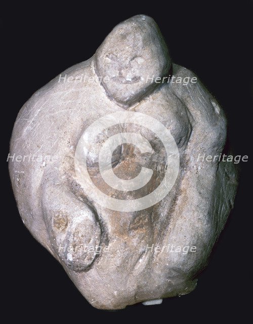 Neolithic Chalk 'Goddess'. Artist: Unknown
