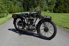 1927 AJS Big Port motorcycle. Creator: Unknown.