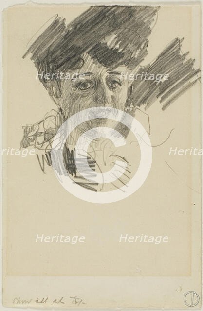 Head of a Woman, n.d. Creator: Anders Leonard Zorn.