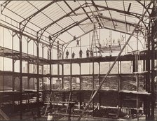 [Construction Site], 1880s. Creator: Louis Lafon.