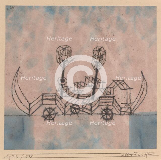 Alter Dampfer (Old Steamboat), 1922. Creator: Paul Klee.