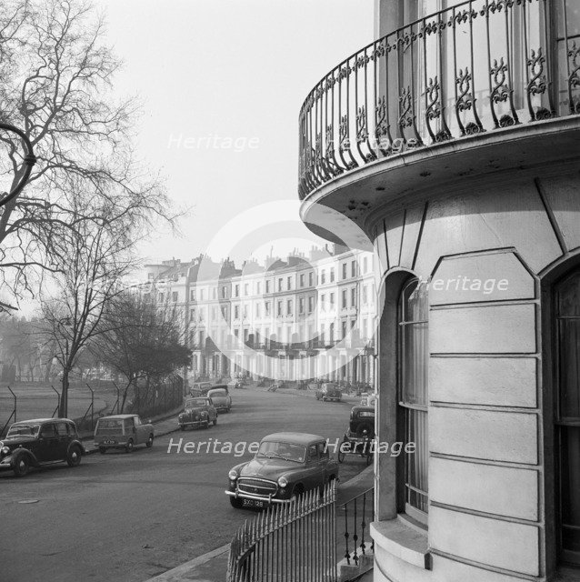 Royal Crescent, Holland Park, London, 1962-1964. Artist: John Gay