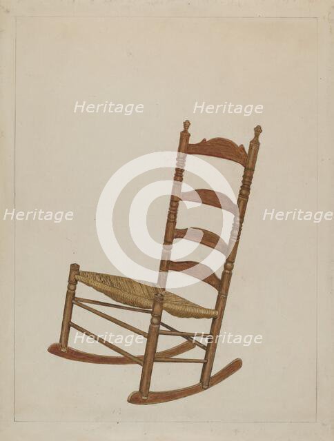 Rocking Chair, c. 1936. Creator: John Cutting.