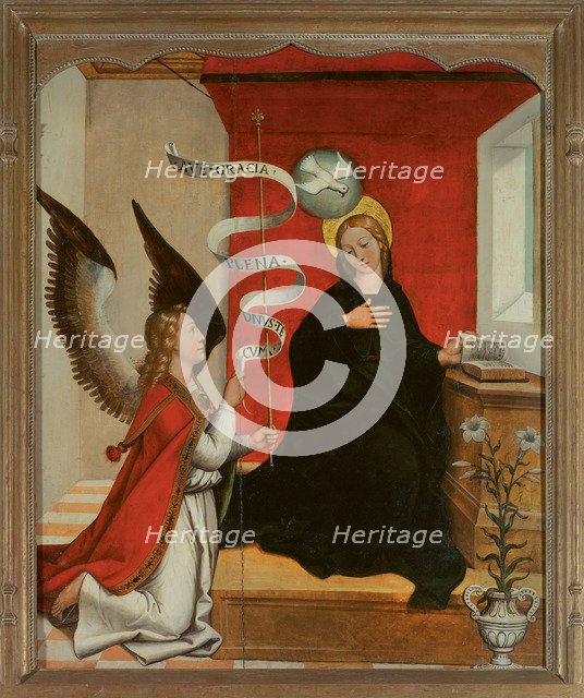 The Annunciation. Artist: Comontes, Francisco de (active 1524-1565)