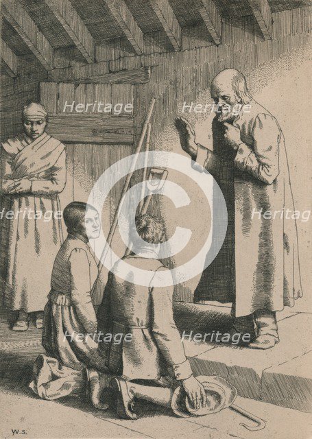 'Marriage of Mercy and Matthew', c1916. Artist: William Strang.