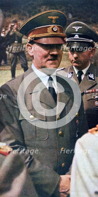 Adolf Hitler, German Nazi leader, 1941. Artist: Unknown