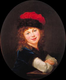 Portrait of a girl. Artist: Vigée-Lebrun, Marie Louise Elisabeth (1755-1842)