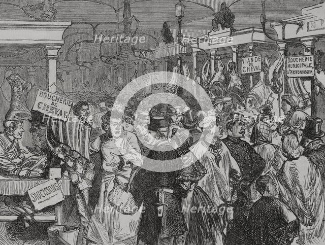 Franco-Prussian War (1870-1871): Siege of Paris (19 September 1870 to 28 January 1871), 1871.  Creator: Unknown.