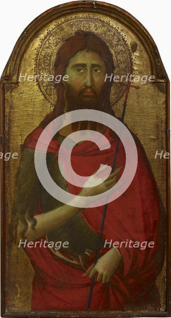 Saint John the Baptist. Creator: Ugolino di Nerio (ca 1280-1349).