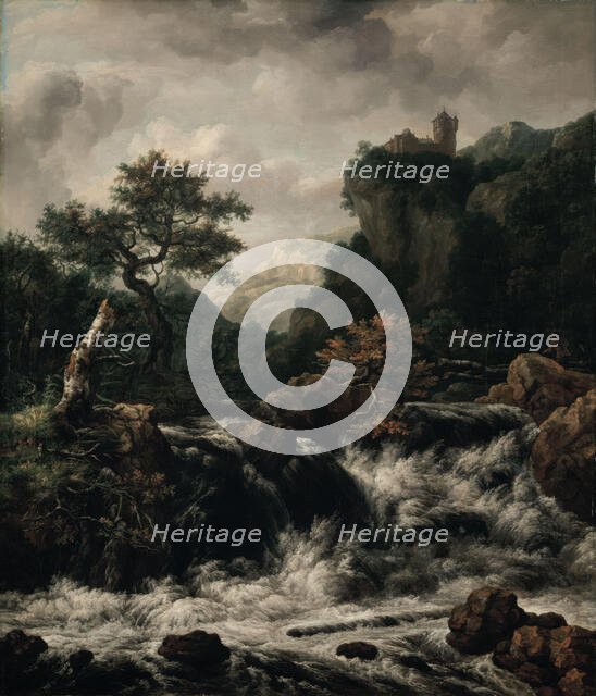 Copy of Landscape by J. Ruisdael, 1813. Creator: Johan Christian Dahl.