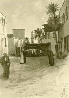 Street in Aswan, Egypt, 1898. Creator: Christian Wilhelm Allers.